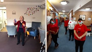Red Nose Day fun at Coventry care home